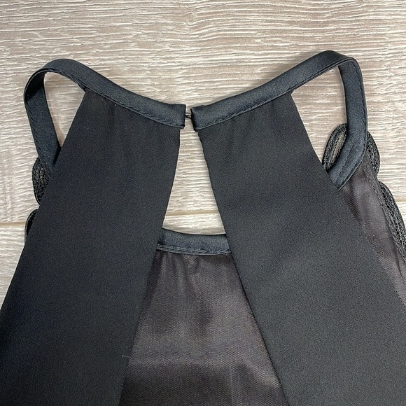 Vintage 90’s Betsy & Adam High Neck Halter Soutache Formal Long Gown Dress 3/4 - Picture 16 of 16